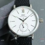 Swiss Grade Replica IWC Portofino Pointer Date 2824 Watch 39mm White Dial